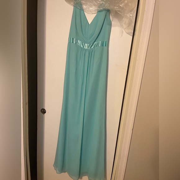 David’s Bridal Turquoise Bridesmaids Dress (2 in stock) - Picture 6 of 7